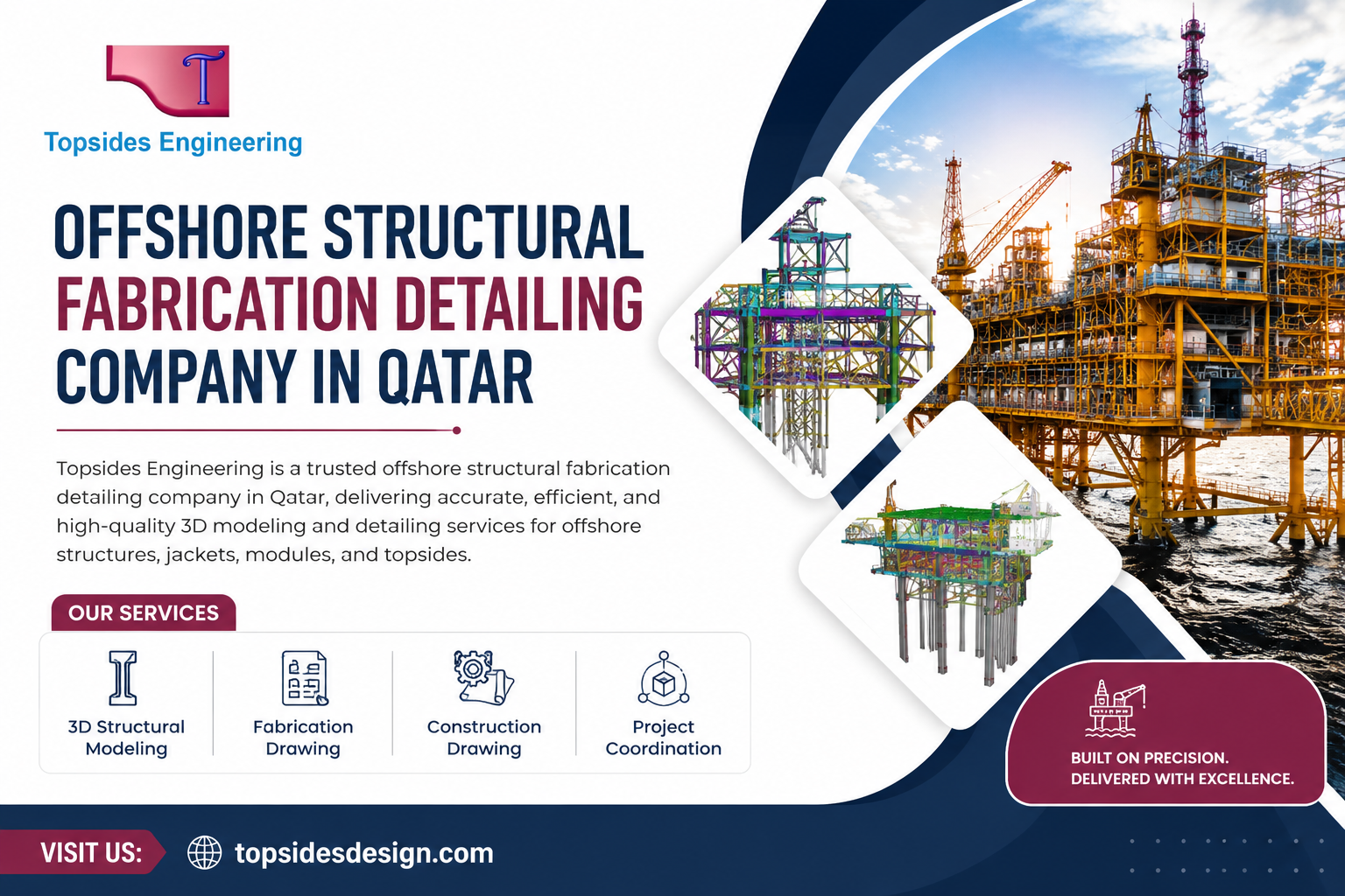 Offshore Structural Fabrication Detailing Company in Qatar
